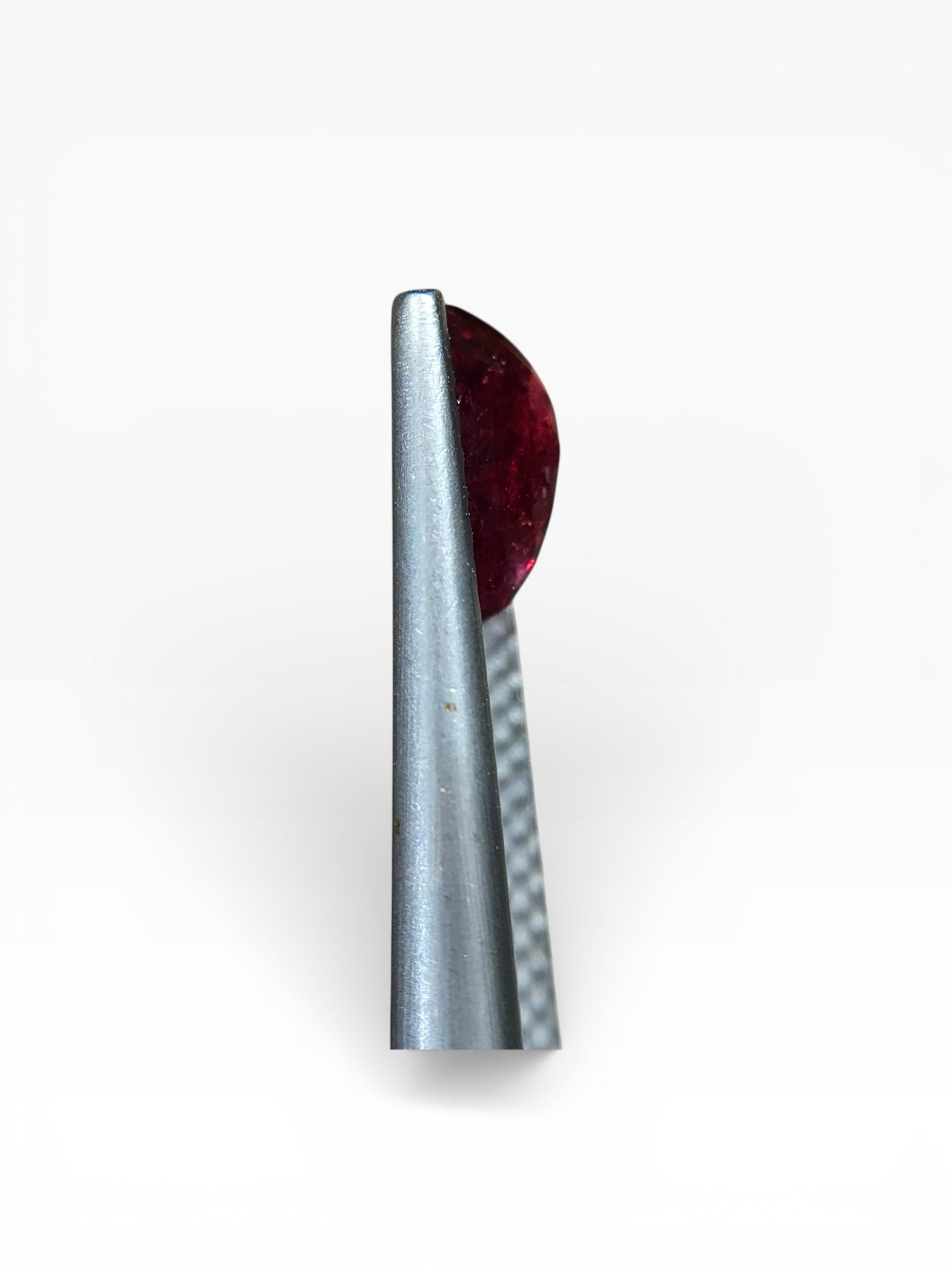 2.03 ct Natural Unheated Ruby - Oval Cut Intense Red Loose Gemstone