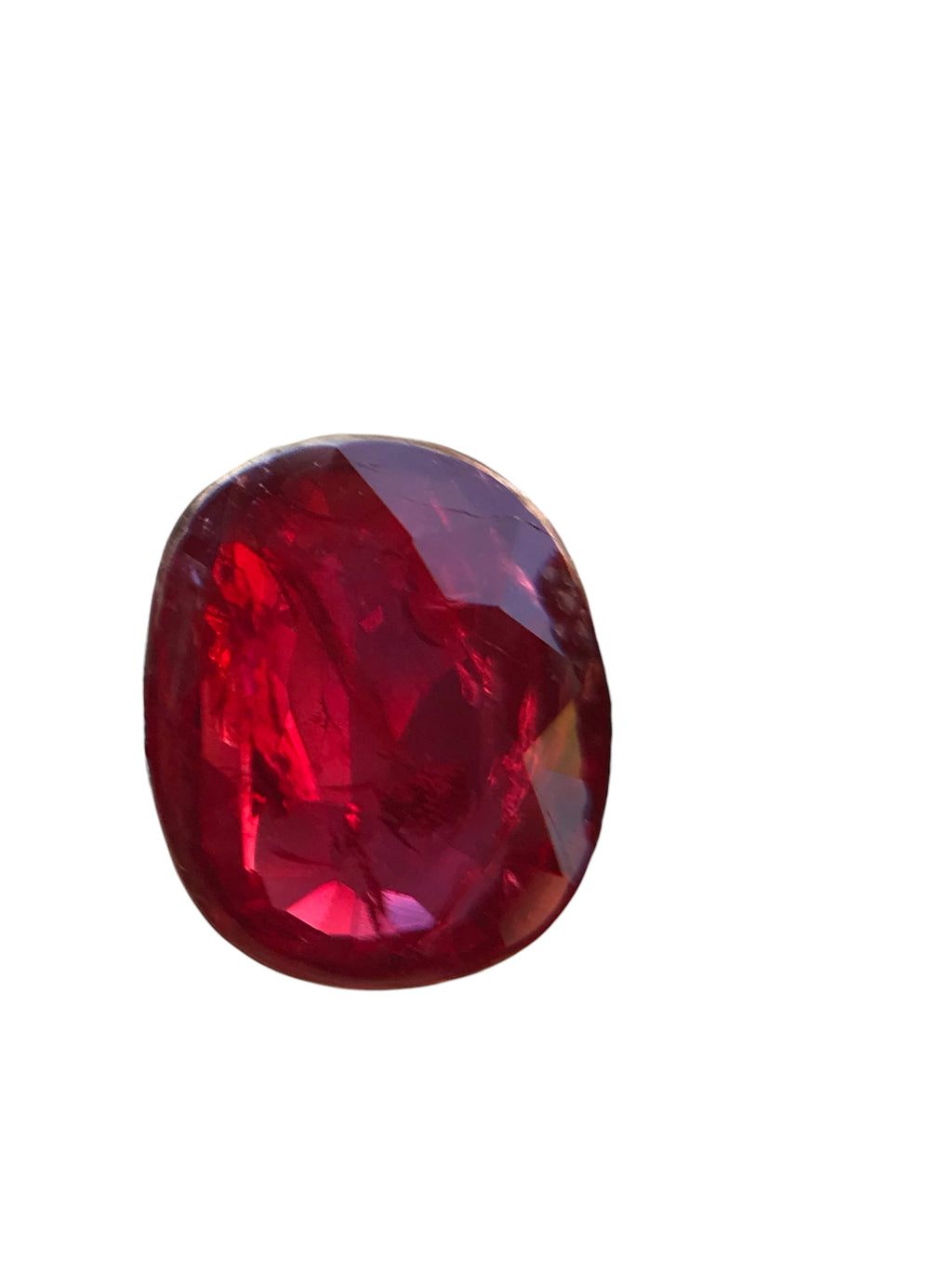 3.02 ct Natural Unheated Ruby - Oval Cut Red Loose Gemstone