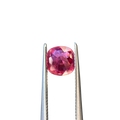 Shiza Gems 1.20 ct cushion cut vivid pink unheated natural sapphire gemstone.