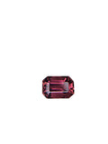Shiza Gems 3.63ct emerald-cut pink tourmaline gemstone with vibrant color and excellent clarity.